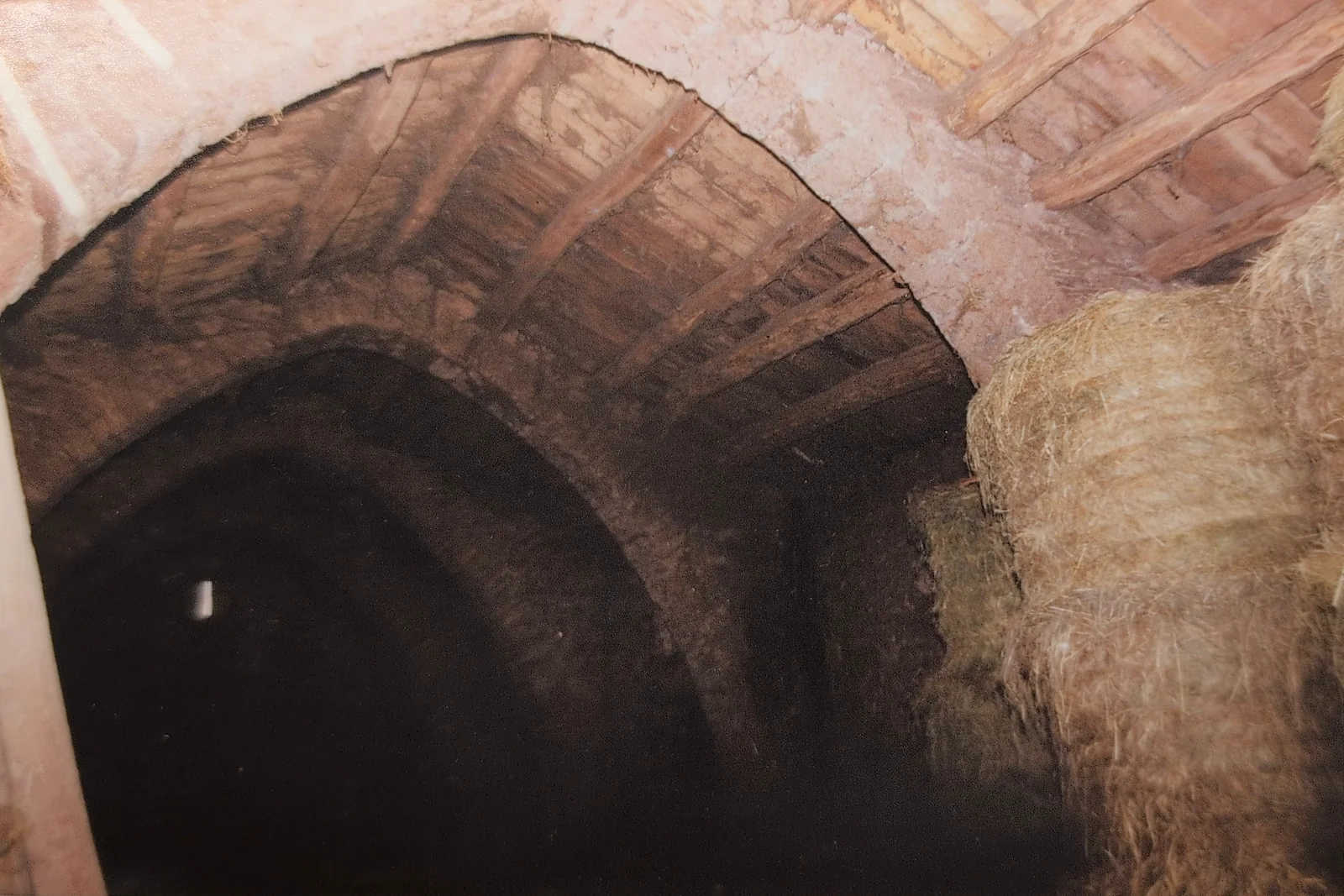 Vor der Restaurierung – der ehemalige Schafstall.